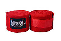 Бинты для бокса спортивные боксерские для занятий единоборствами PowerPlay 3047 Красные (4м) KU-22
