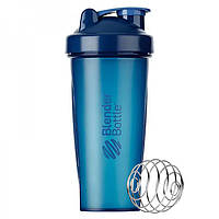 Бутылка шейкер спортивная универсальная для спортзала BlenderBottle 28oz/820ml Navy (Original) DM-11