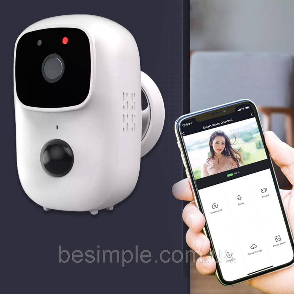 Акумуляторна камера відеоспостереження Smart wifi / Бездротова відеокамера