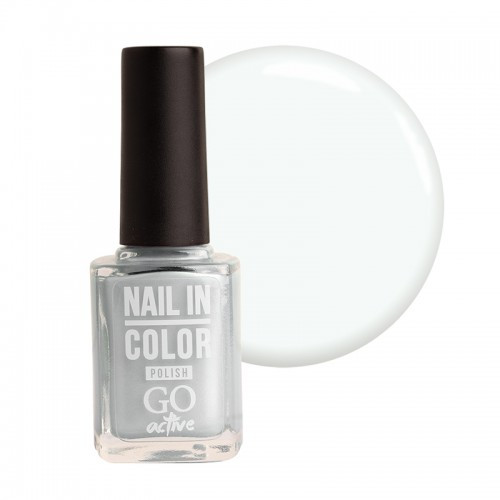Лак для нігтів GO Active Nail in Color №73 Блідий молочно-сірий 10 мл