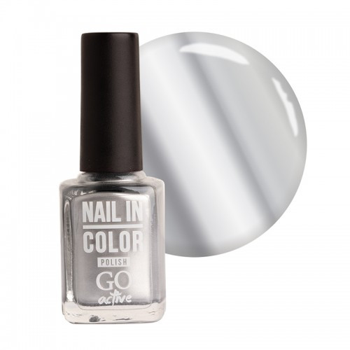 Лак для нігтів GO Active Nail in Color №76 Сірий перламутр 10 мл