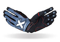 Перчатки для фитнеса спортивные тренировочные MadMax MXG-102 X Gloves Black/Grey/White XL KU-22