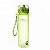 Бутылка спортивная для воды пластиковая для тренировок CASNO 850 мл KXN-1183 Зеленая KU-22