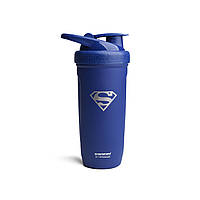 Бутылка шейкер спортивная универсальная для спортзала SmartShake Reforce 900ml DC Superman (Original) KU-22