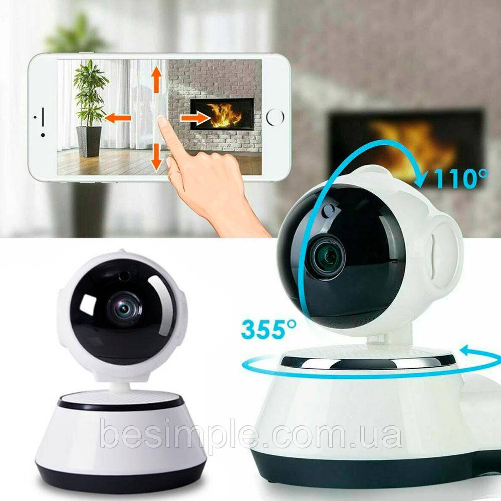 Бездротова камера відеоспостереження Smart Net Easy QC6 Wifi / Настільна камера для відеоспостереження