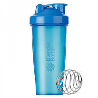 Бутылка шейкер спортивная универсальная для спортзала BlenderBottle 28oz/820ml Cyan (Original) VE-33