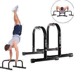 Бруси для підлоги 43см, DIP I Black, GymBeam / Стійки для віджимань / Підлогові паралетси / Хайлетси