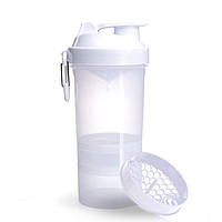 Бутылка шейкер спортивная универсальная для спортзала SmartShake Original2GO 600ml Pure White (Original) DM-11