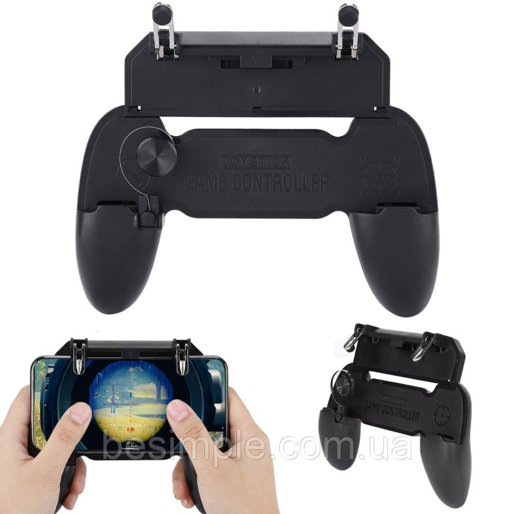 Геймпад для смартфона W11+, з тригерами / Бездротовий контролер для ігор / Мобільний ігровий геймпад