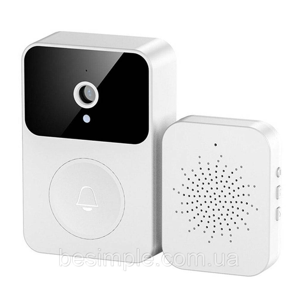 Домофон с камерой WiFi и датчиком движения Doorbell X9 / Умный дверной видеодомофон для дома - фото 3 - id-p1938489668