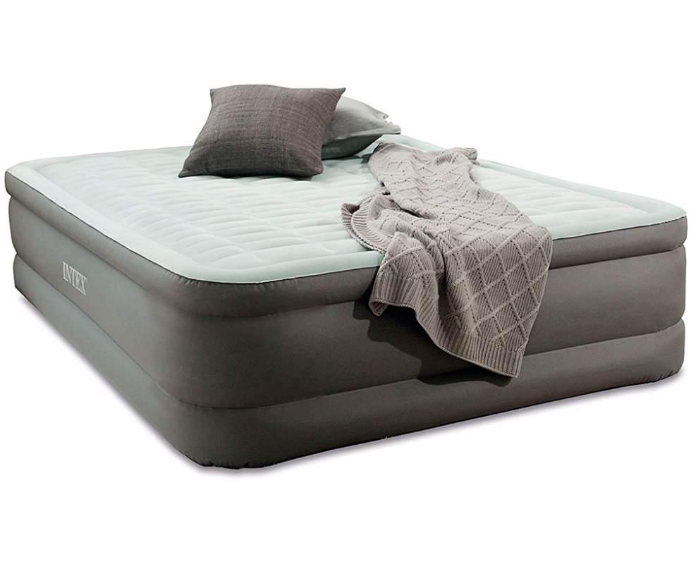 Intex 64484 надувне ліжко Premium Comfort-Plush 137х191х46см