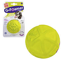Жевательный мячик (6,5 см, полнотелый) для собак, GiGwi G-foamer / Рельефный мяч для зубов собаки