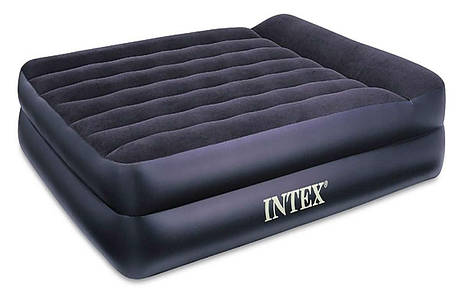 Intex 66720 - надувна ліжко pillow rest raised bed 203х152х47см, фото 1