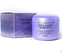 Крем для лица Jigott Collagen питательный Healing Cream с коллагеном 100 мл