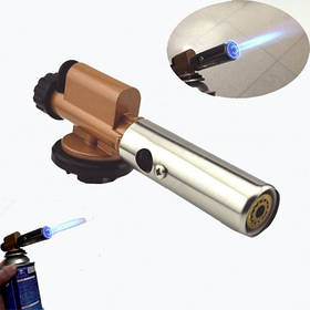 Газовий пальник із латуні з механізмом п'єзозапалювання й можливістю регулювання полум'я М60