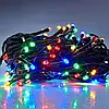 Світлодіодна гірлянда Нитка 25 м, 300LED, 220V, RD-7133, Різнокольорова / Новорічна електрична гірлянда на ялинку, фото 5