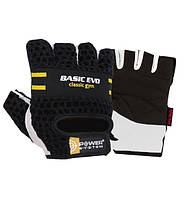 Перчатки для фитнеса спортивные тренировочные Power System PS-2100 Basic EVO Black/Yellow Line XS KU-22