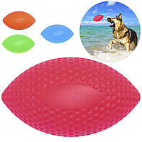 Игровой мячик (9cм) для тренировки собак PitchDog, Розовый / Спортивный мяч для дрессировки собаки