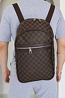 Мужской рюкзак Louis Vuitto коричневый, городской, портфель в школу луи витон