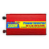 Інвертор напруги на 2000 Вт (12V/220V) / Автомобільний інвертор / Перетворювач струму, фото 3