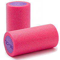 Ролик массажный спортивный тренировочный 7SPORTS гладкий Roller EPP RO1-30 розово-фиолетовый (30*15см.) GL-55