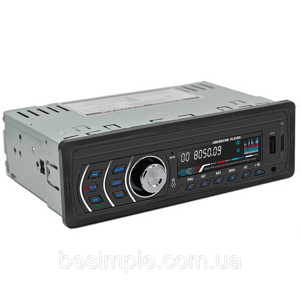 Автомагнитола 1din с пультом и Bluetooth, AUX, USB, SD, FM, 1581BT / Магнитола в автомобиль с RGB подсветкой - фото 4 - id-p1938531506