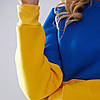 Толстовка з капюшоном "Патріот" (XS-2XL), Унісекс, Жовто-синій/Теплий оверсайз світшот/ Худі на флісі, 2XL, фото 8