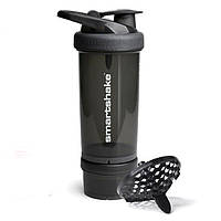 Бутылка шейкер спортивная универсальная для спортзала SmartShake Revive 25oz/750ml Black DM-11