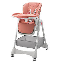 Детский стульчик для кормления складной Bestbaby BS-806 Peach GL-55