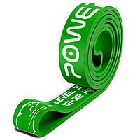 Эспандер-петля спортивный тренировочная резинка для фитнеса и кроссфита PowerPlay 4115 Зеленая 16-32kg VE-33