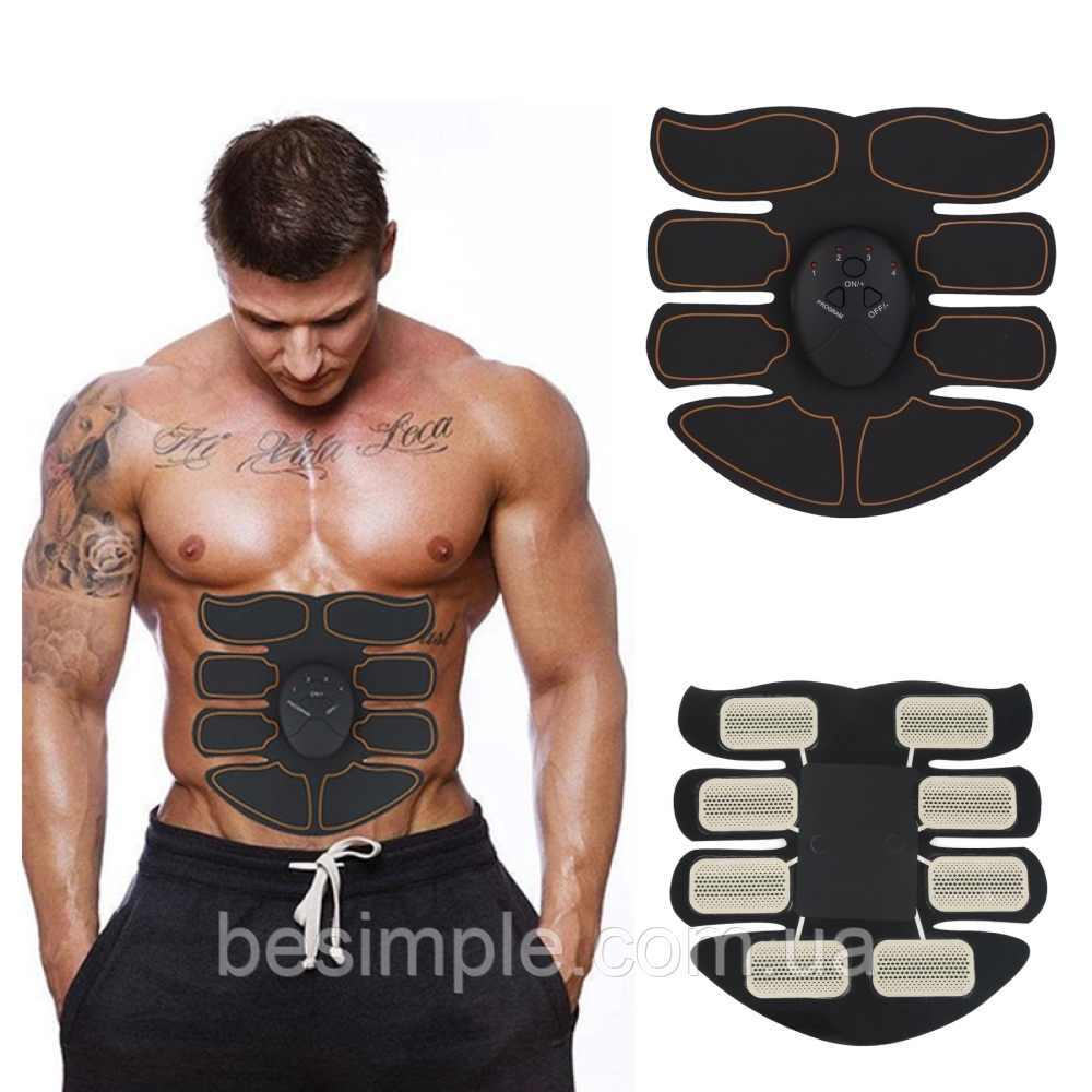 Тренажер міостимулятор для преса GREASE BURNER XL-291 / Метелик стимулятор для м'язів живота, фото 1