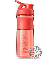 Бутылка шейкер спортивная универсальная для спортзала BlenderBottle 28oz/820ml Coral (Original) DM-11