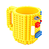 Кухоль — конструктор LEGO (350 мл) Жовтий/Чашка конструктор у стилі Лего, фото 5