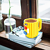 Кухоль — конструктор LEGO (350 мл) Жовтий/Чашка конструктор у стилі Лего, фото 8