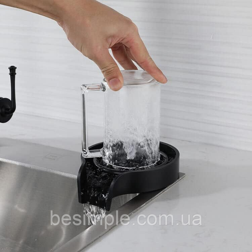 Кухонна мийка для склянок та кухлів / Ополіскувач в кухонну раковину для бокалів, фото 1