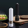 Електричний млин для спецій DISPENER, Чорний/ Автоматичний подрібнювач для спецій на батарейках, фото 2