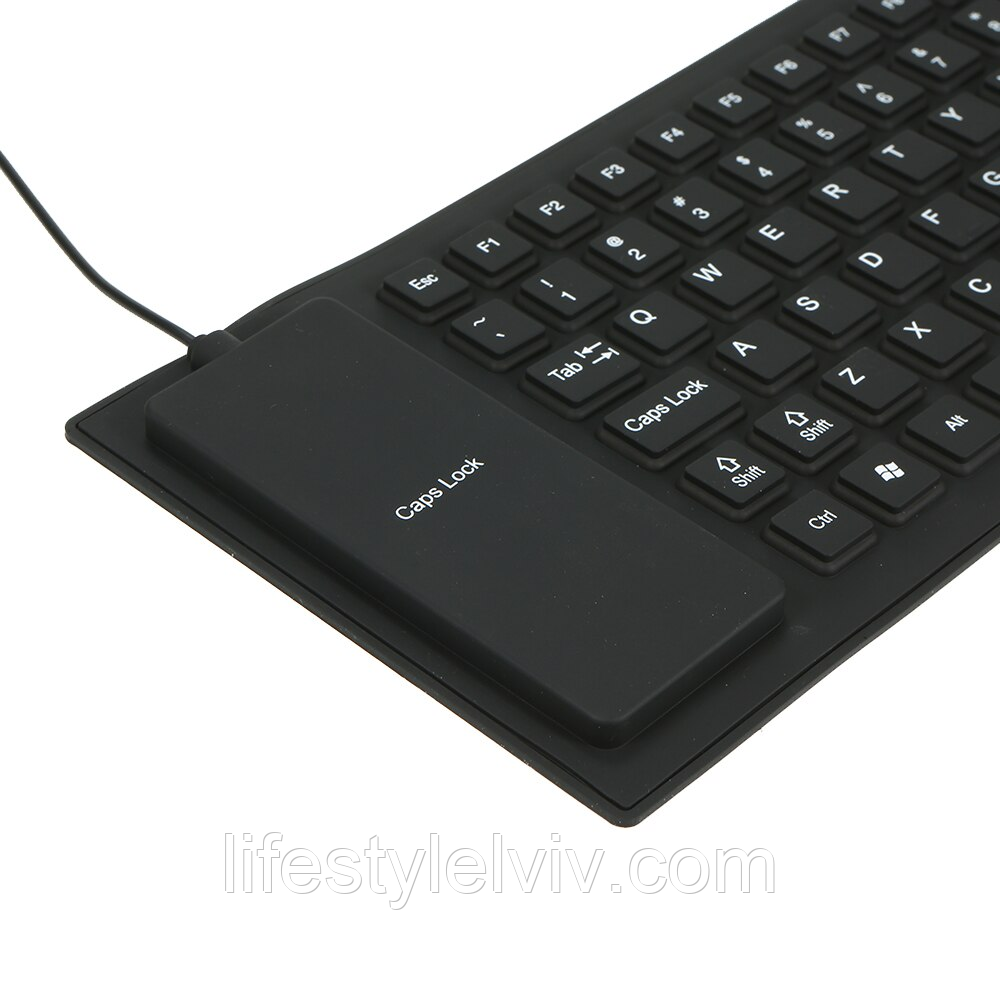 Гибкая клавиатура резиновая USB FLEXIBLE KEYBOARD X3 для ноутбука и ПК - фото 7 - id-p1938573468