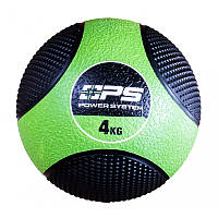 Мяч медбол набивной спортивный для тренировок и фитнеса Medicine Ball Power System PS-4134 4 кг GL-55