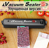 Вакуумник для продуктов бытовой упаковщик аппарат для фасовки упаковки vacuum промышленный вакууматор HEL