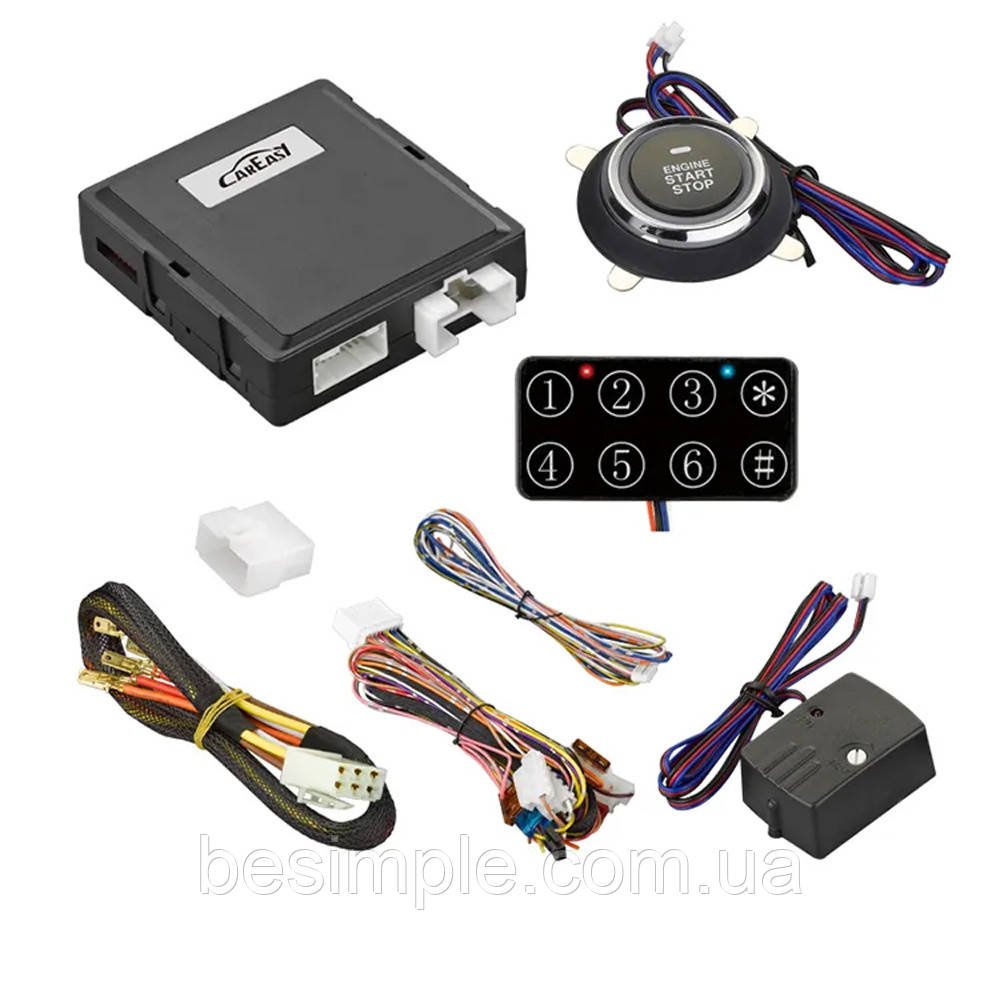 Автосигналізація Car Alarm KD3600 з GSM / Сигналізація з автозапуском двигуна з GPS трекінгом