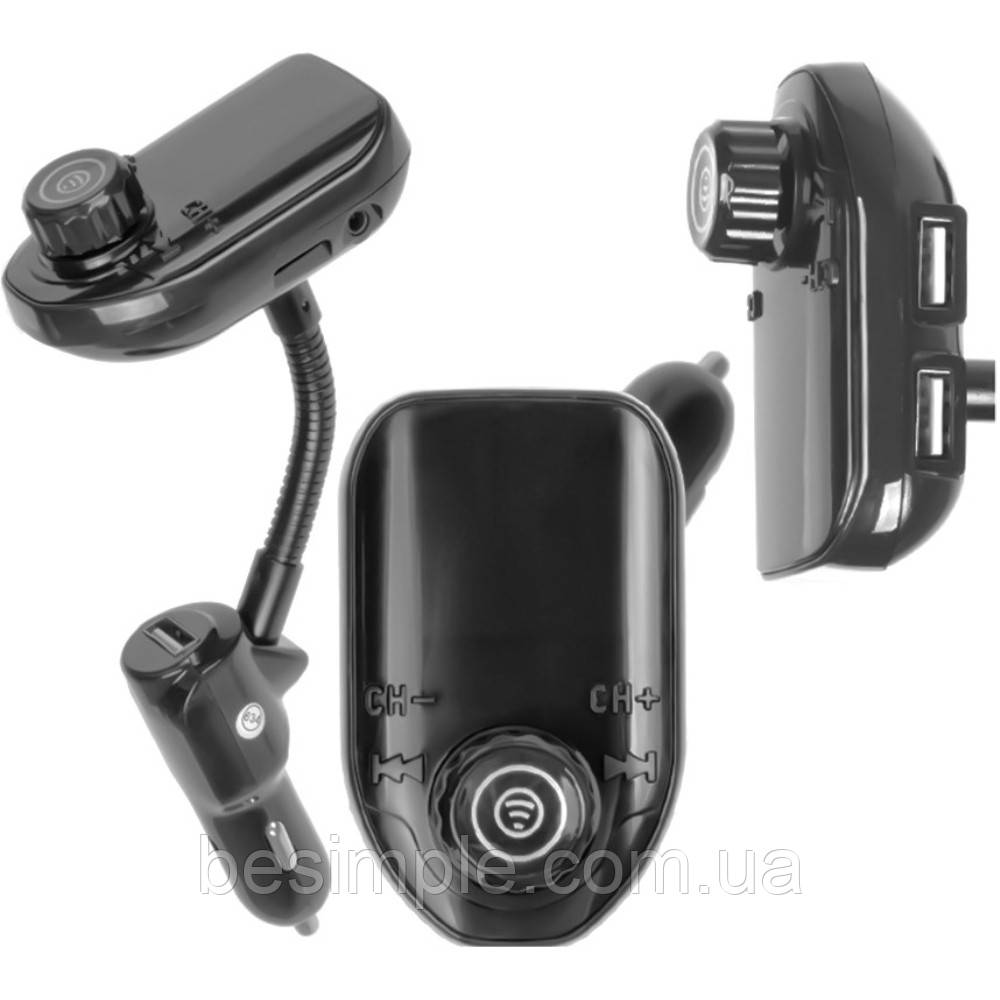Автомобільний FM модулятор M18, з USB / Трансмітер в прикурювач / Автомобільний зарядний пристрій