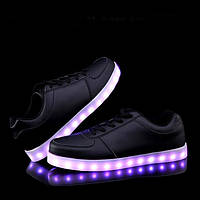 Кросовки светящиеся детские LED, 34-37 размер