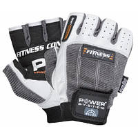 Перчатки для фитнеса спортивные тренировочные Power System PS-2300 Fitness Grey/White XS DM-11