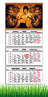 Календарь Apriori квартальный на 2024 год Символ Года, Дракон символ года,Год Дракона ,Dragon, 29,7х61 см, №9