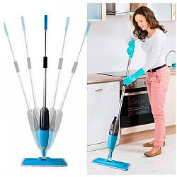 Швабра з розпилювачем для миття підлог Water Spray Mop , Синя / Швабра для прибирання