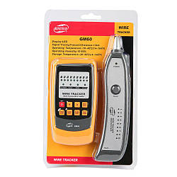 Мультиметр кабельний тестер DT GM 60 / Індикатор прихованої проводки / Шукач проводів