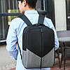 Рюкзак міський 3в1, 41х30х10см, з сумкою та гаманцем, 9320 / Рюкзак із зарядкою для телефону, фото 3