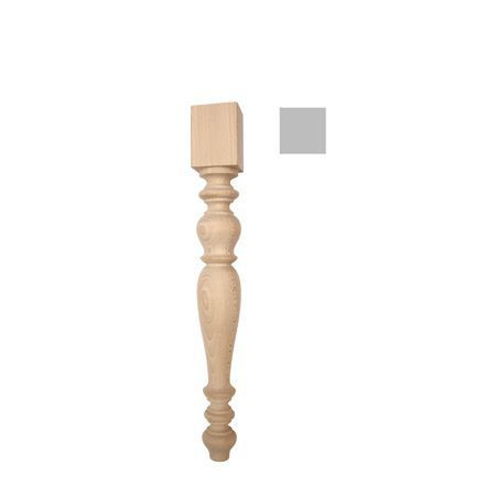 Різьблена дерев'яна ніжка AF-041-430 букова h=430 мм