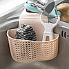 Кошик для губок TV000806, Бежевий / Тримач для кухонних губок / Кошик-тримач кухонних мочалок, фото 2