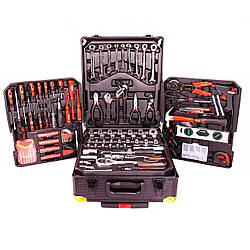 Набір інструментів у валізі 408 шт, з тріскачкою / Великий універсальний набір ключів для дому та ремонту